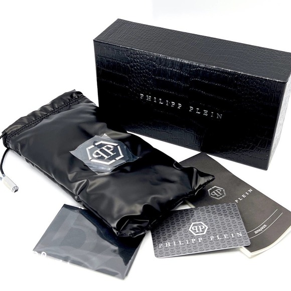 New! PHILIPP PLEIN Sunglasses SPP121S 0722 , Authentic - Picture 4 of 4